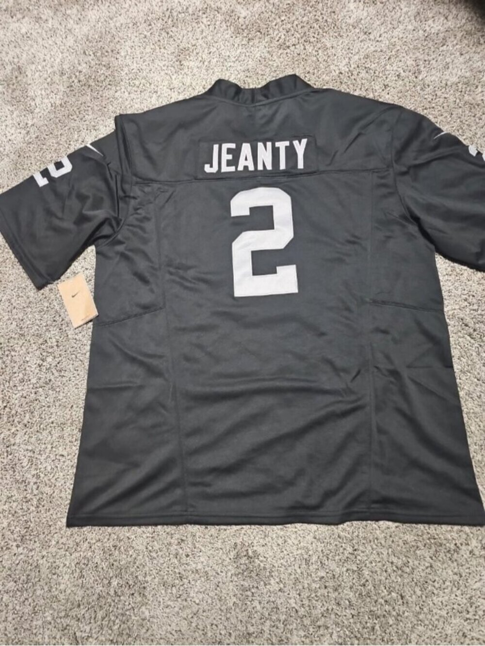 Ashton Jeanty Black Stitched Jersey Vapor